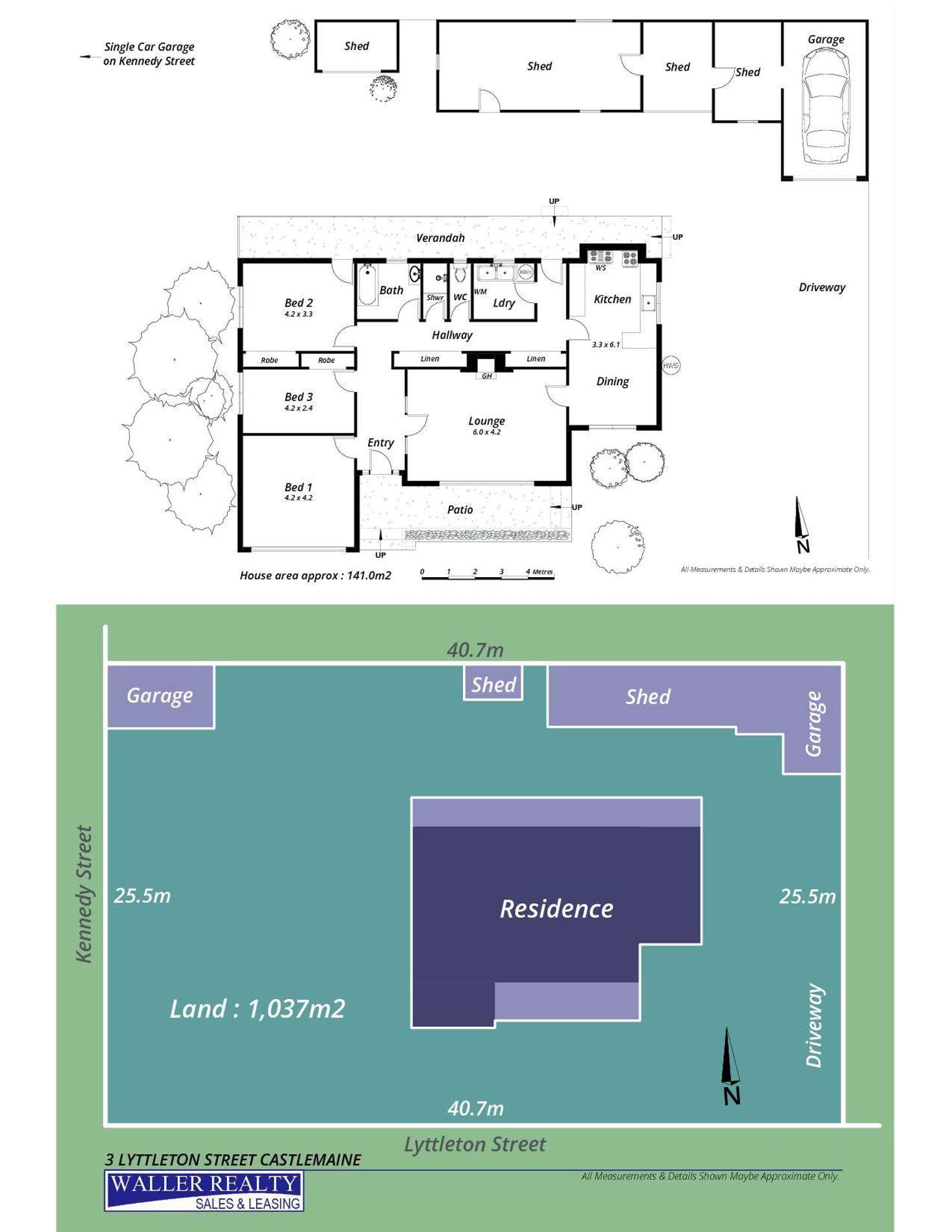 Floorplan of Homely house listing, 3 Lyttleton Street, Castlemaine VIC 3450