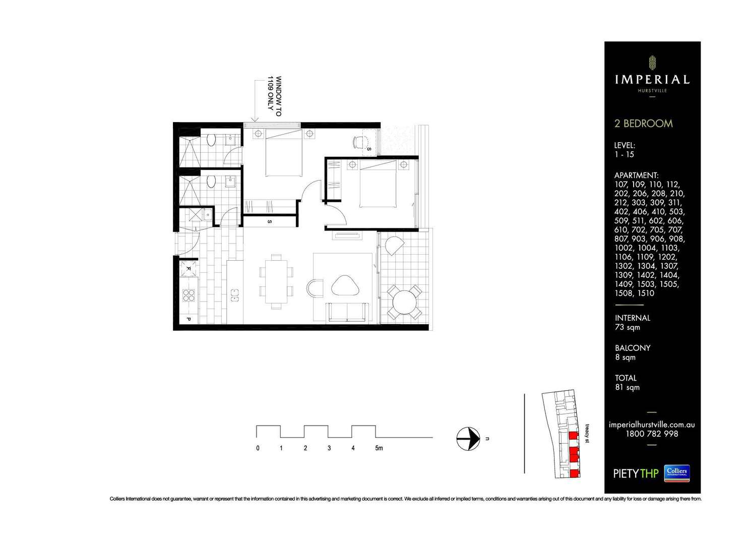 Floorplan of Homely apartment listing, 1002/23-31 Treacy Street, Hurstville NSW 2220