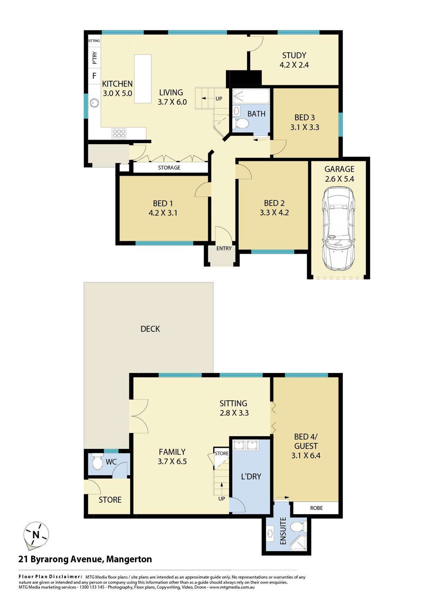 Floorplan of Homely house listing, 21 Byrarong Avenue, Mangerton NSW 2500