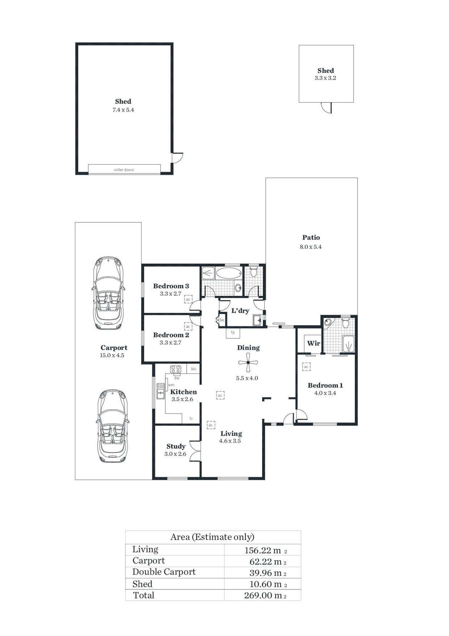 Floorplan of Homely house listing, 4 Meath Avenue, Salisbury Downs SA 5108