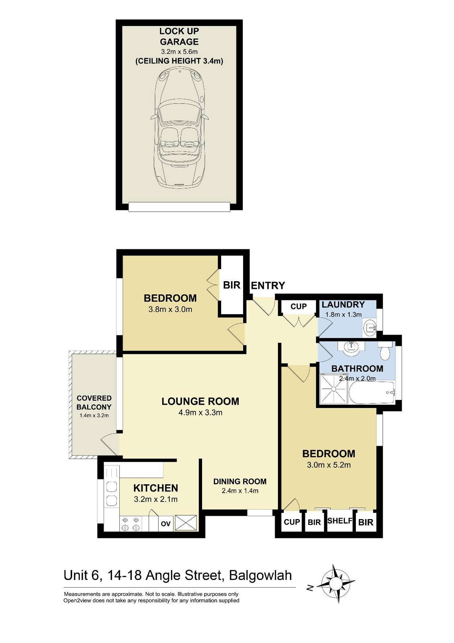 Floorplan of Homely apartment listing, 6/14-18 Angle Street, Balgowlah NSW 2093