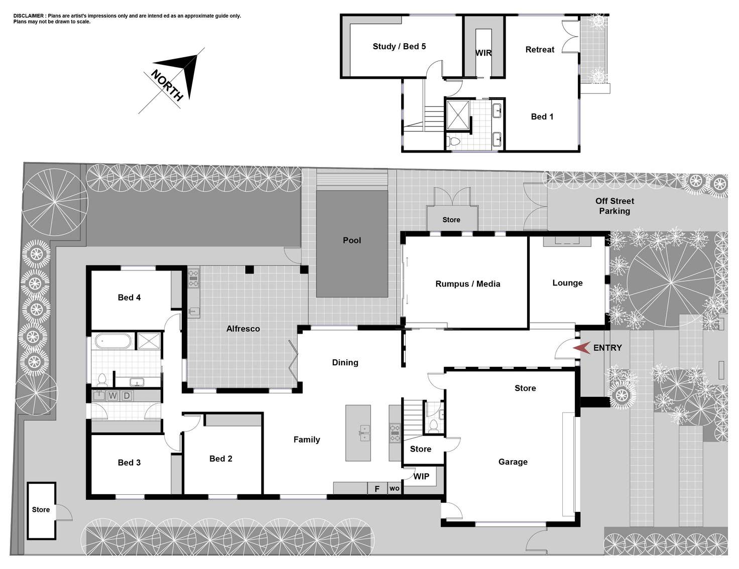 Floorplan of Homely house listing, 32 Walker Crescent, Griffith ACT 2603