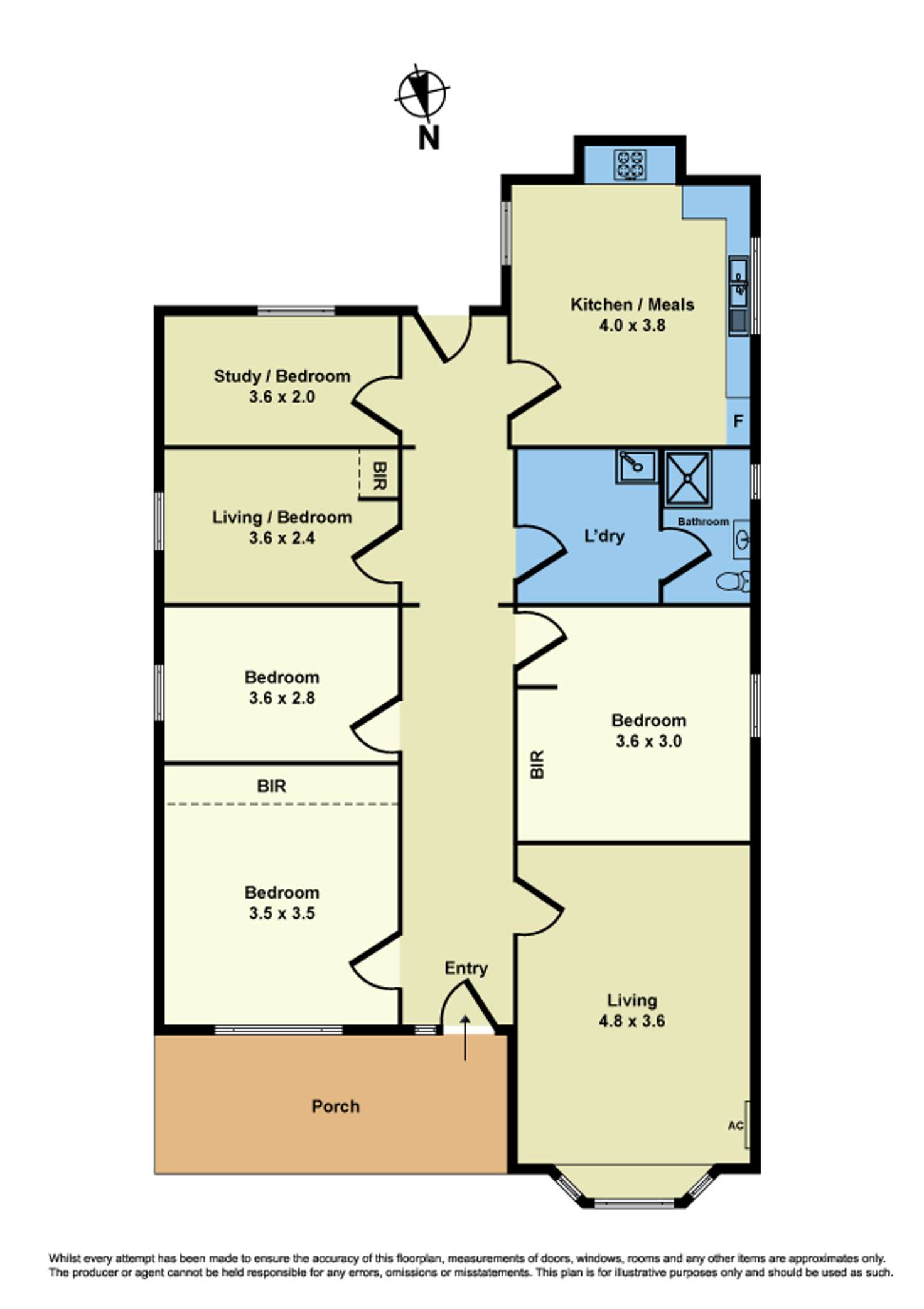 Floorplan of Homely house listing, 13 Drummartin Street, Albion VIC 3020