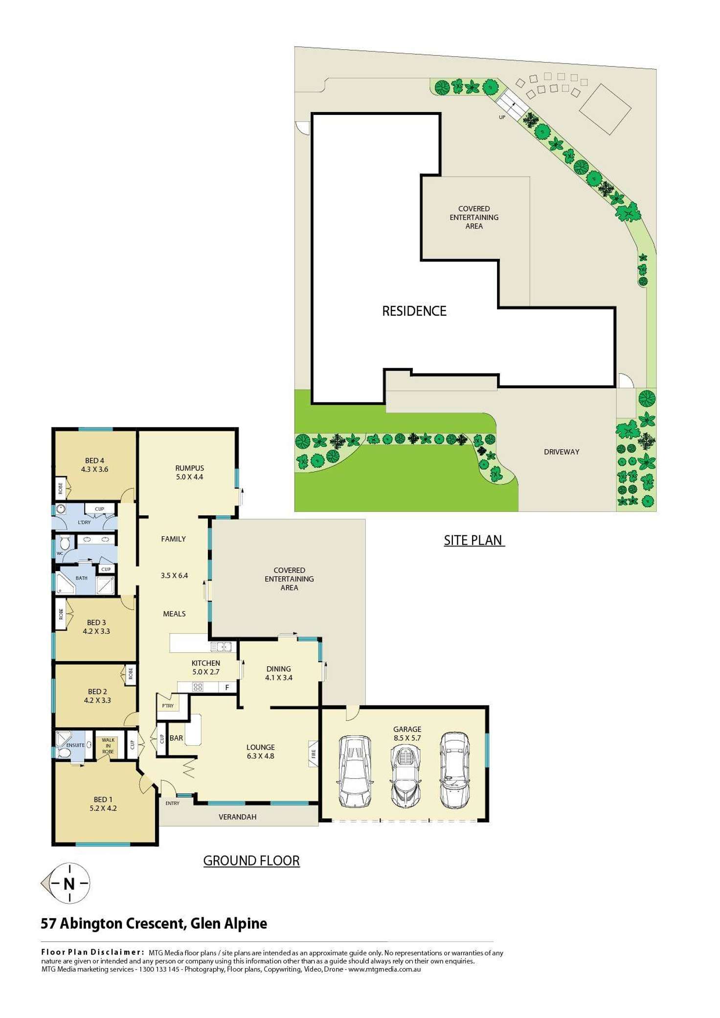 Floorplan of Homely house listing, 57 Abington Crescent, Glen Alpine NSW 2560