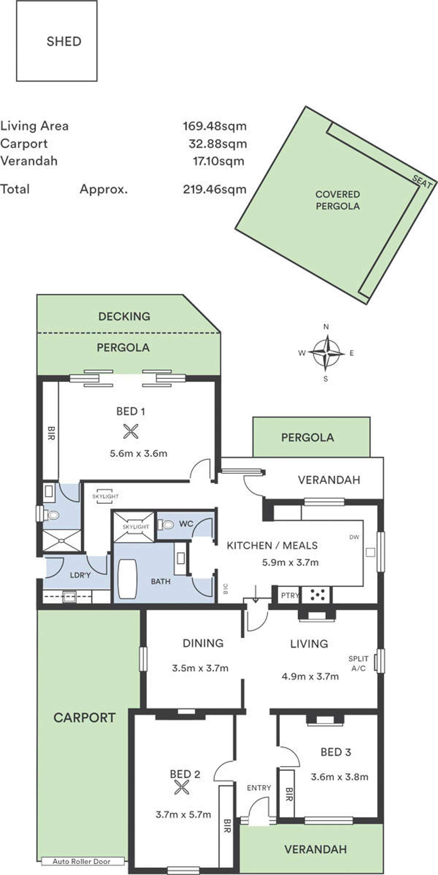 Floorplan of Homely house listing, 68 Milner Street, Prospect SA 5082