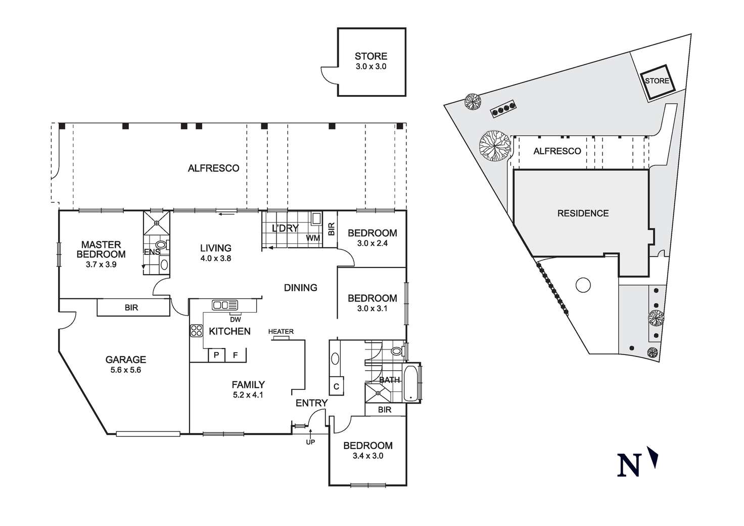 Floorplan of Homely house listing, 5 Kiewa Court, Werribee VIC 3030