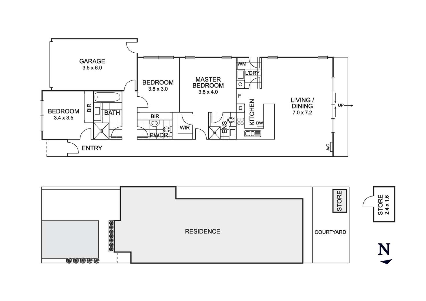 Floorplan of Homely house listing, 31A North Gateway, Wyndham Vale VIC 3024