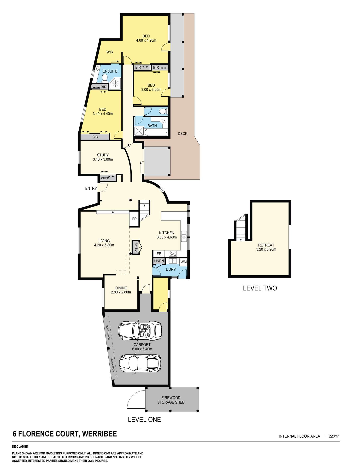Floorplan of Homely house listing, 6 Florence Court, Werribee VIC 3030