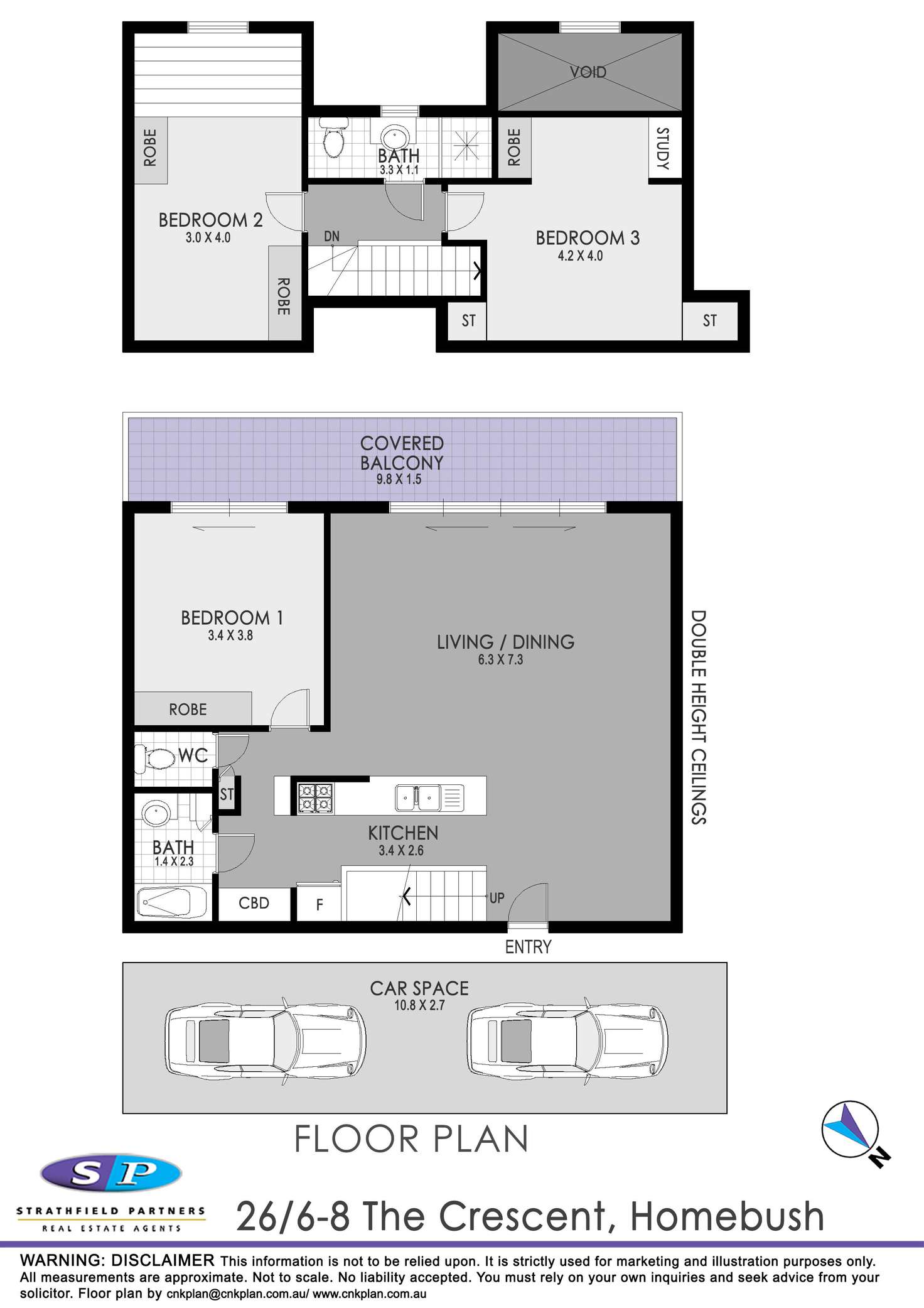 Floorplan of Homely apartment listing, 26/6-8 The Crescent, Homebush NSW 2140