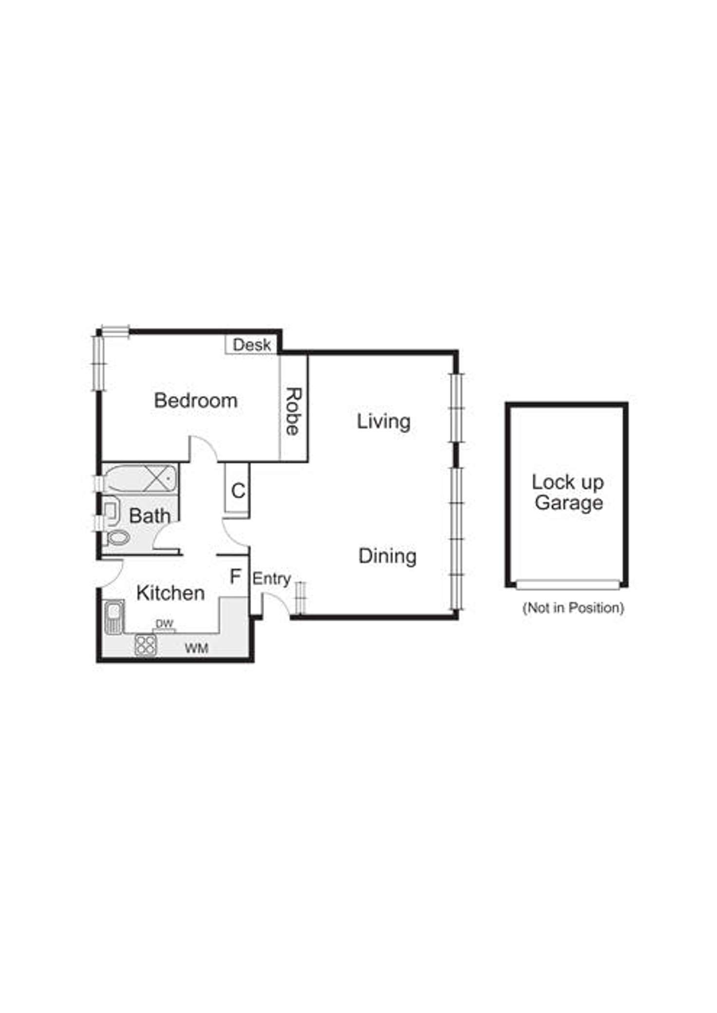 Floorplan of Homely apartment listing, 2/3 Woonsocket Court, St Kilda VIC 3182