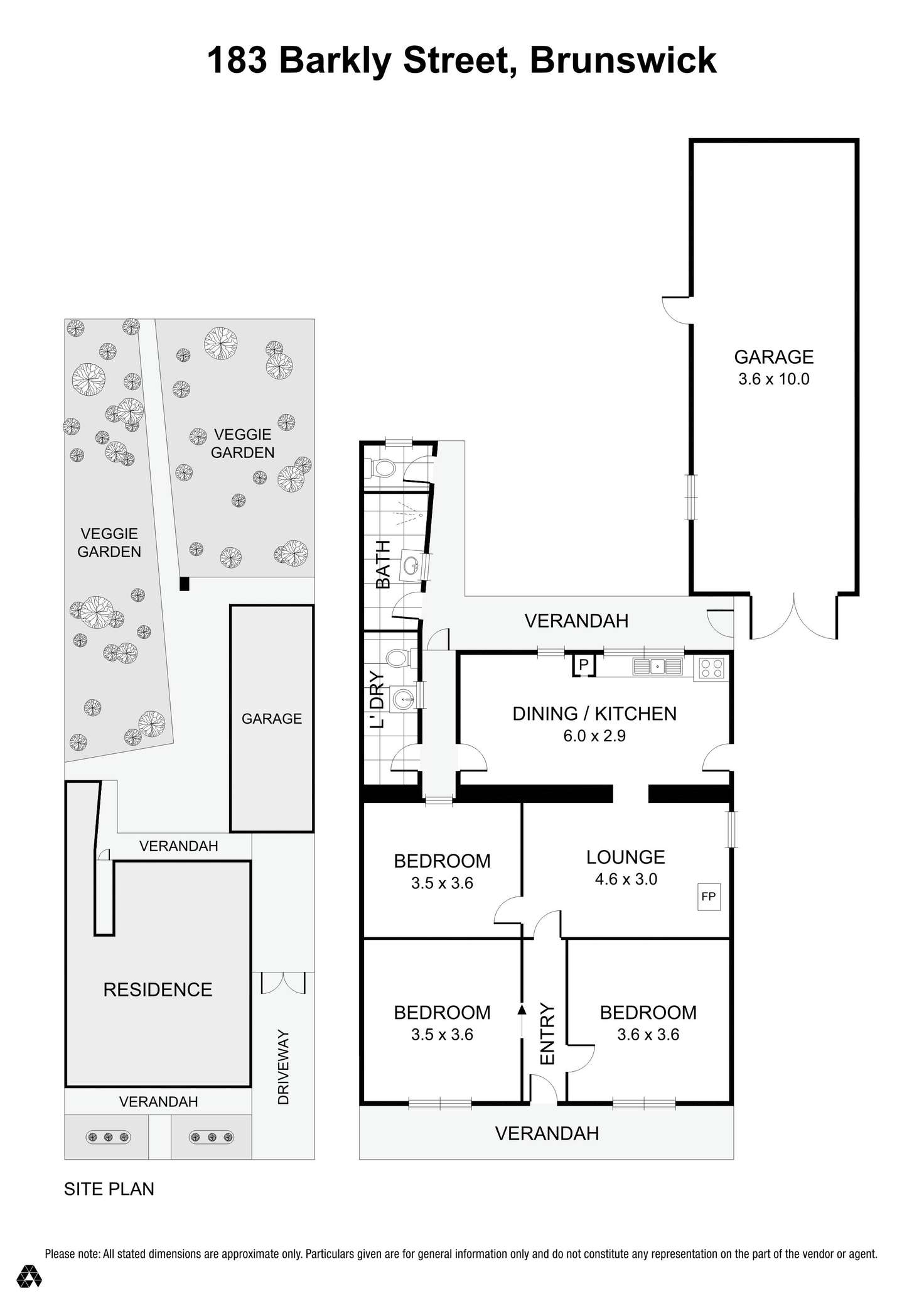 Floorplan of Homely house listing, 183 Barkly Street, Brunswick VIC 3056