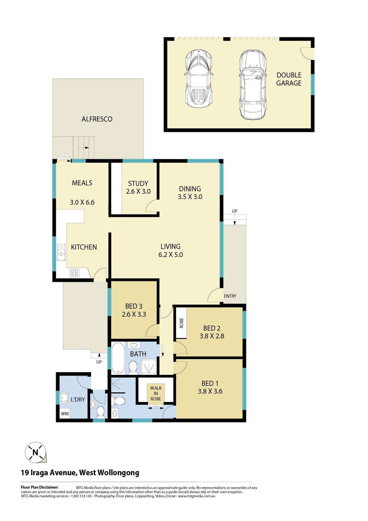 Floorplan of Homely house listing, 19 Iraga Avenue, West Wollongong NSW 2500