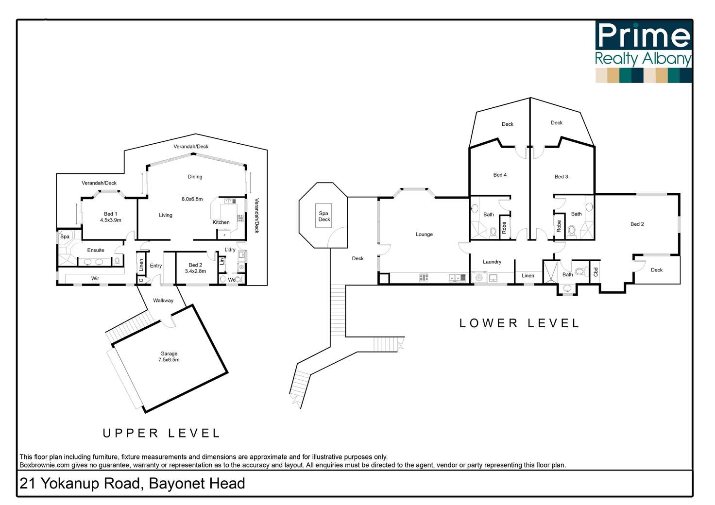 Floorplan of Homely house listing, 21 Yokanup Road, Bayonet Head WA 6330