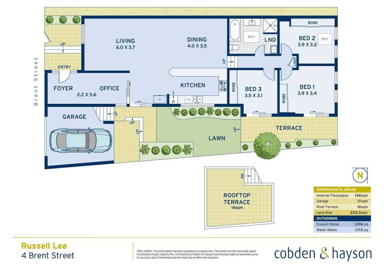 Floorplan of Homely house listing, 4 Brent Street, Russell Lea NSW 2046