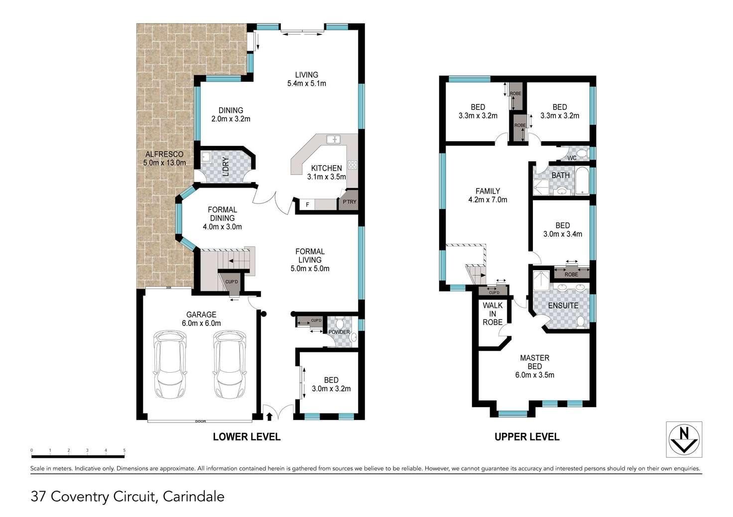Floorplan of Homely house listing, 37 Coventry Circuit, Carindale QLD 4152