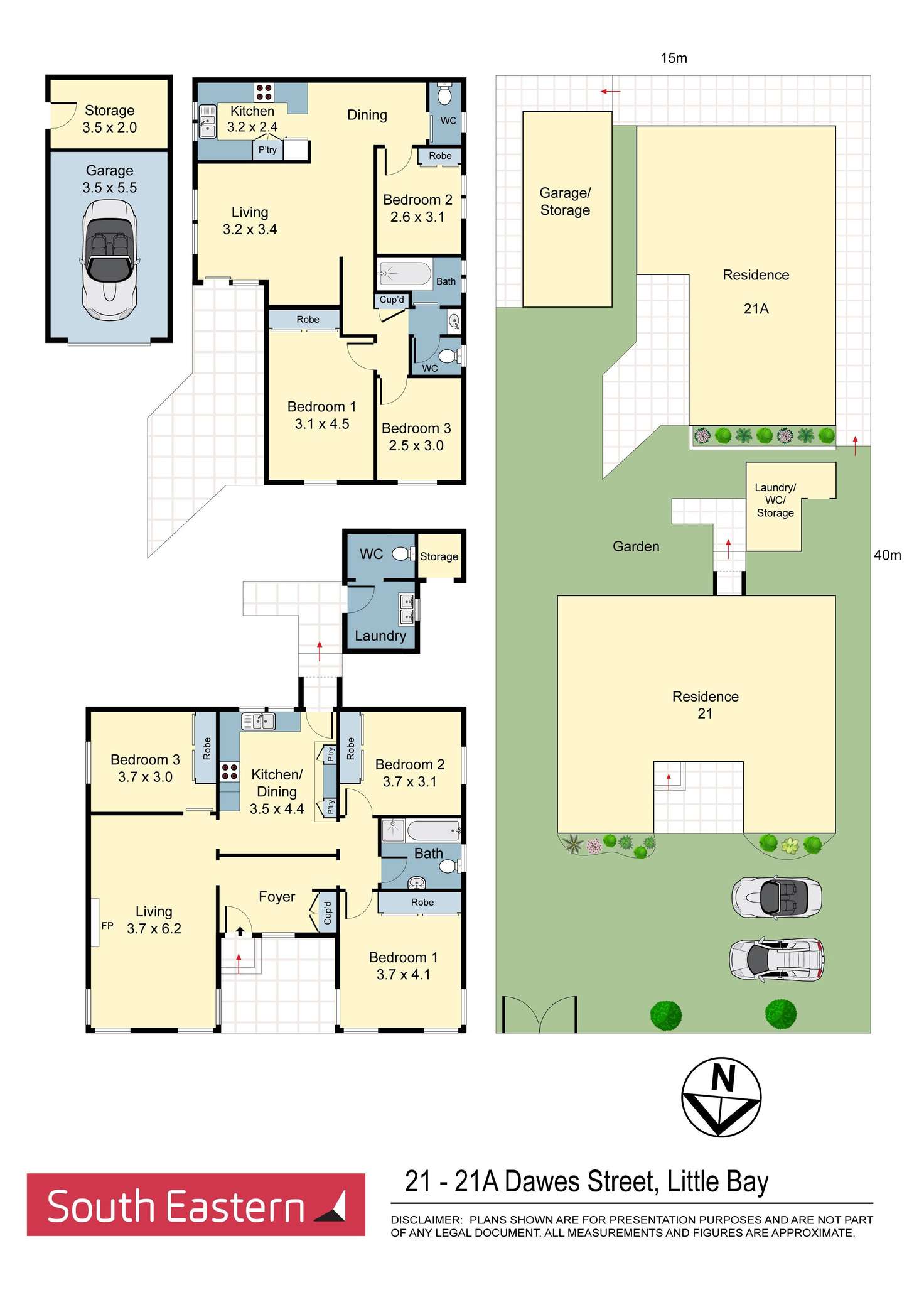 Floorplan of Homely house listing, 21-21A Dawes Street, Little Bay NSW 2036