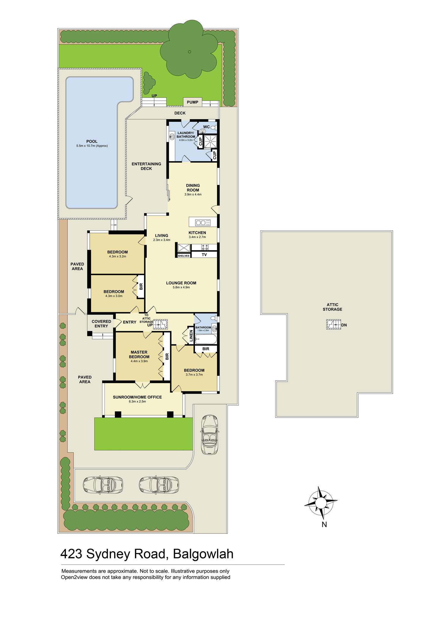 Floorplan of Homely house listing, 423 Sydney Road, Balgowlah NSW 2093