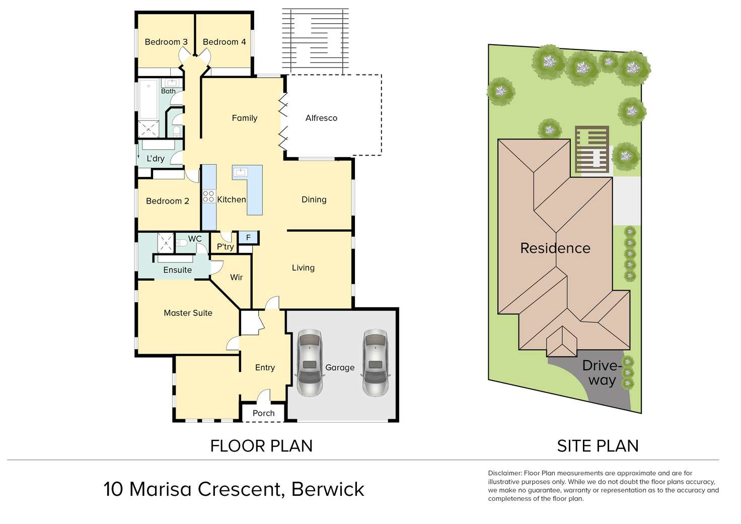 Floorplan of Homely house listing, 10 Marisa Crescent, Berwick VIC 3806