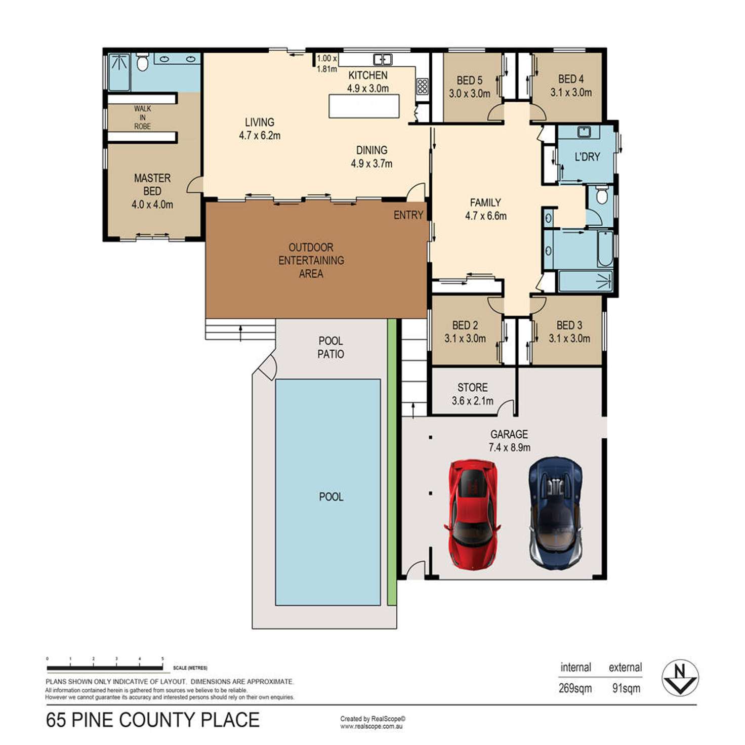 Floorplan of Homely house listing, 65 Pine County Place, Bellbowrie QLD 4070