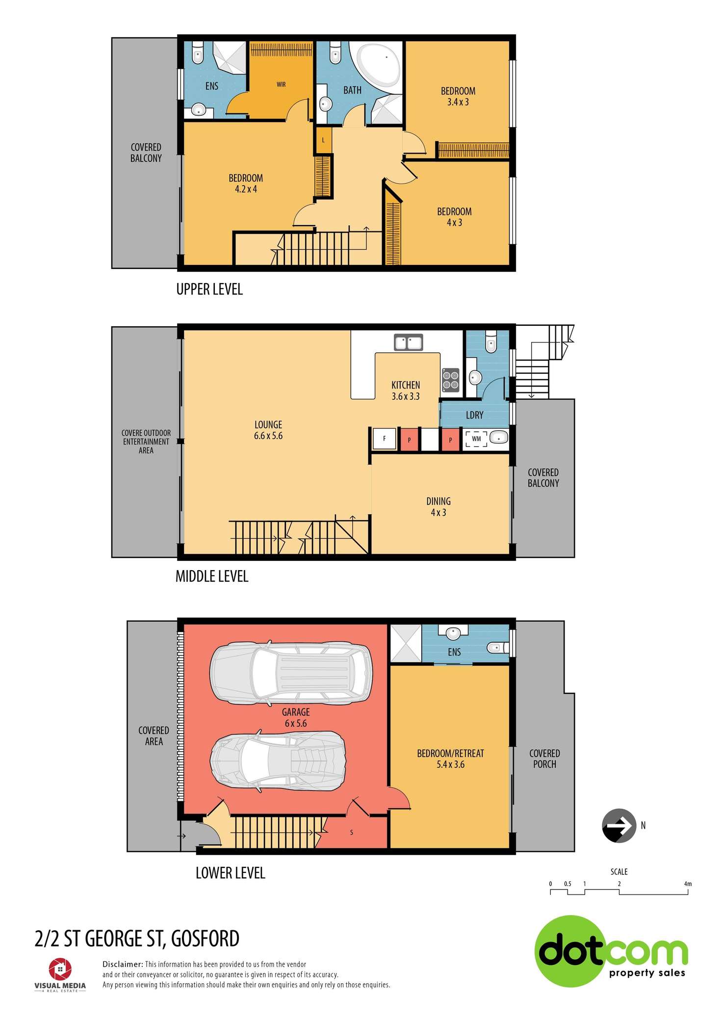 Floorplan of Homely townhouse listing, 2/2 St George Street, Gosford NSW 2250