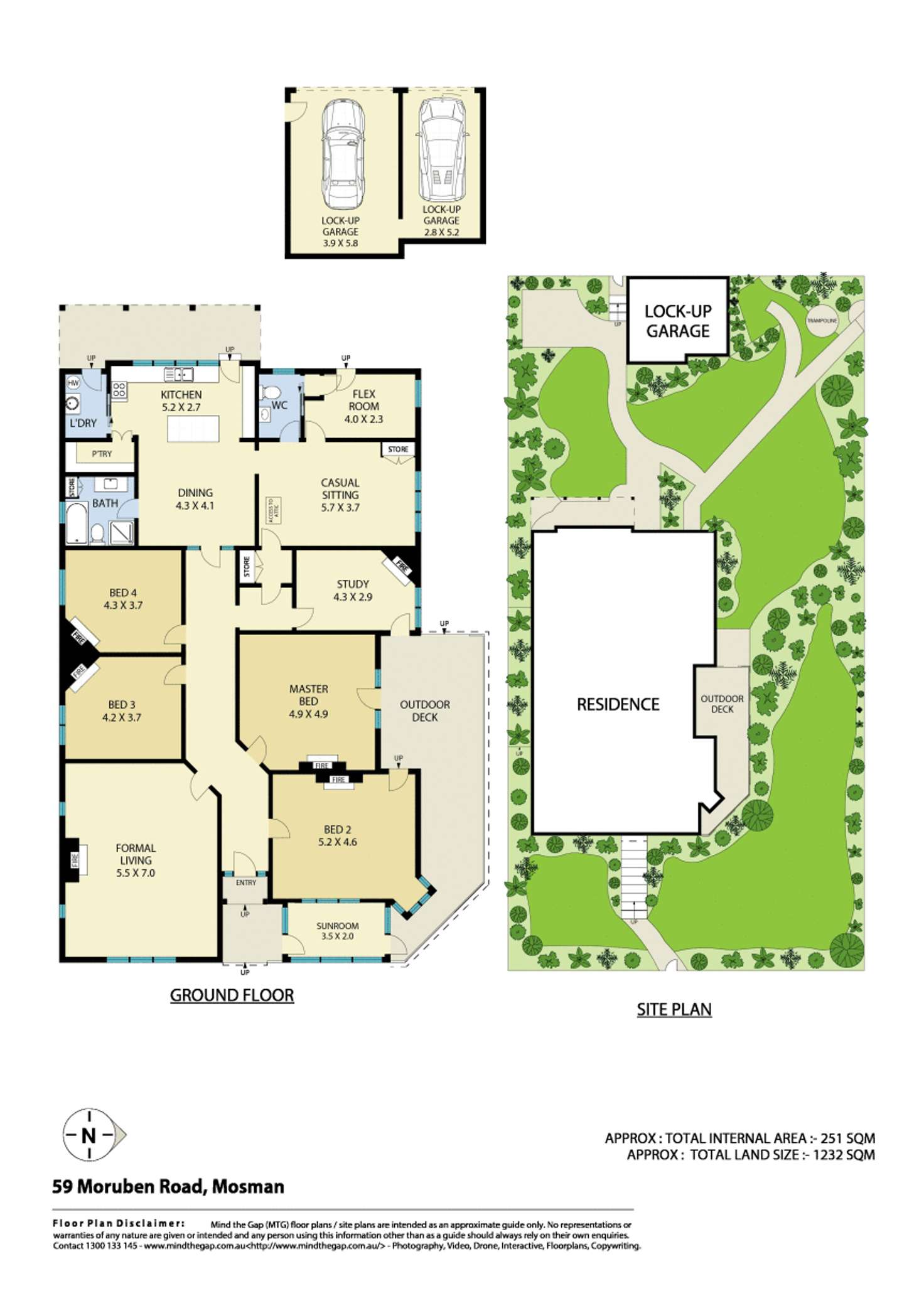 Floorplan of Homely house listing, 59 Moruben Road, Mosman NSW 2088