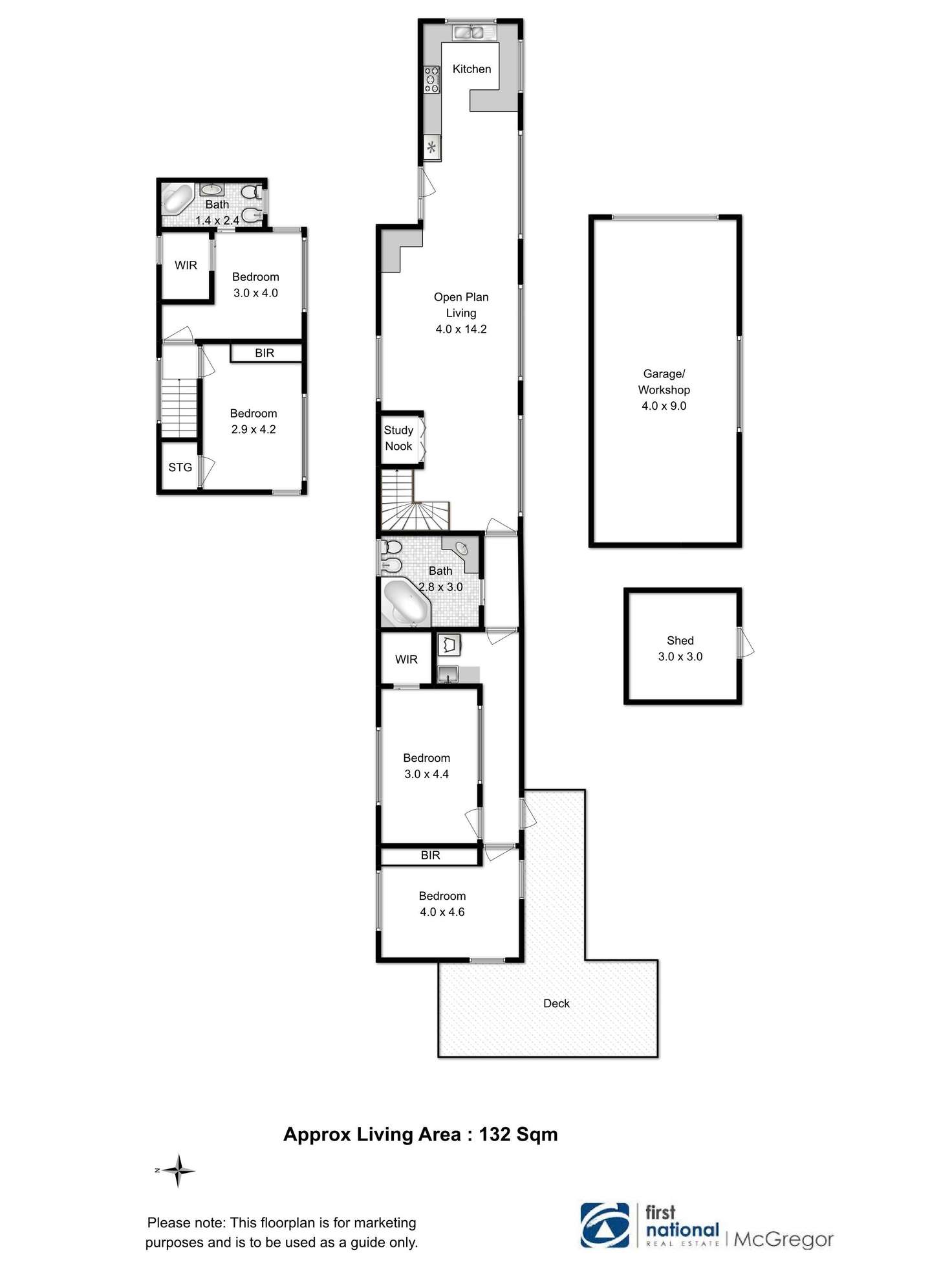 Floorplan of Homely house listing, 3 Peta Lane, Old Beach TAS 7017