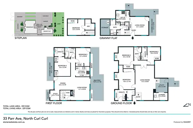 Floorplan of Homely house listing, 33 Parr Avenue, North Curl Curl NSW 2099