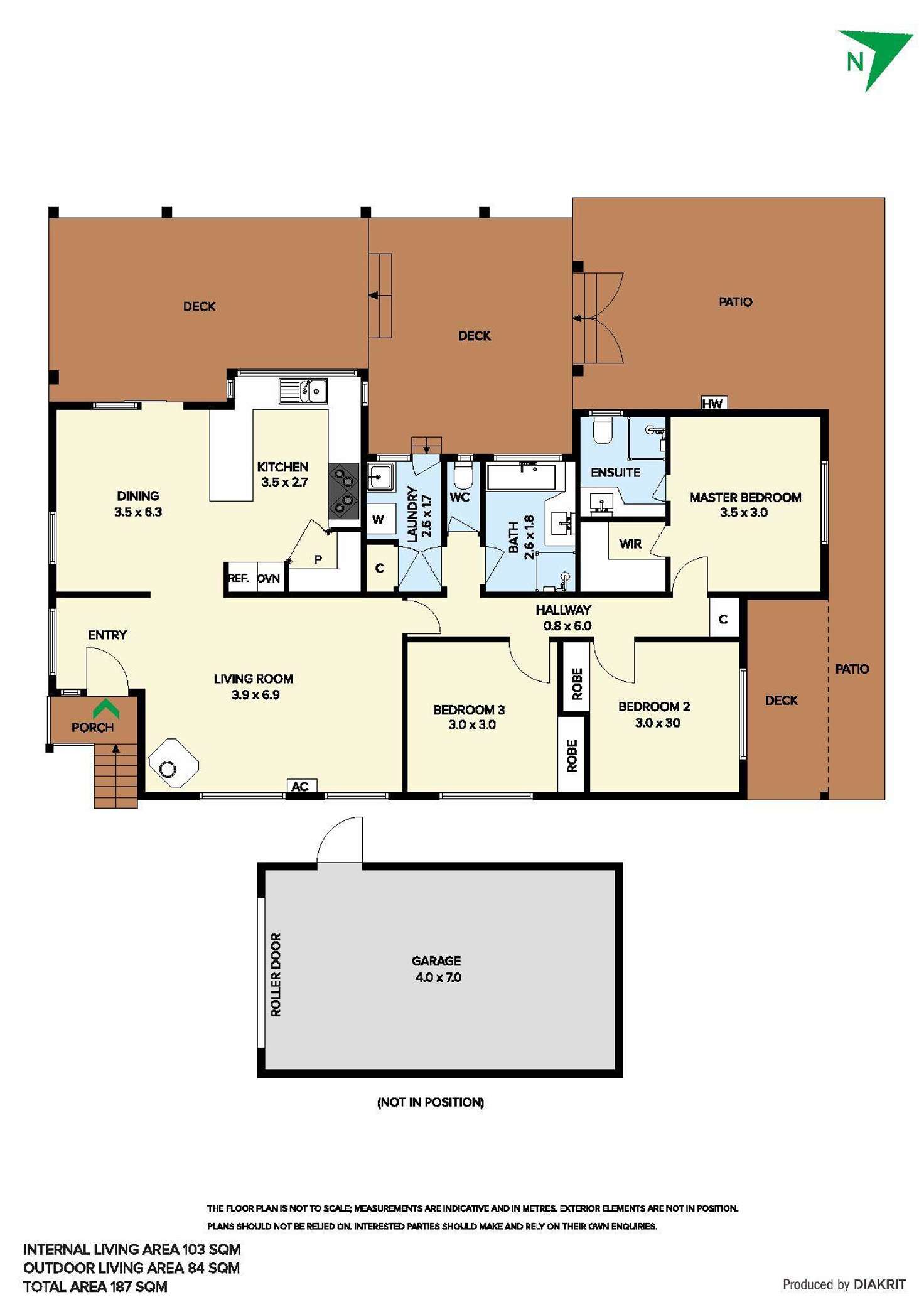 Floorplan of Homely house listing, 5 Hellenic Court, Carrum Downs VIC 3201