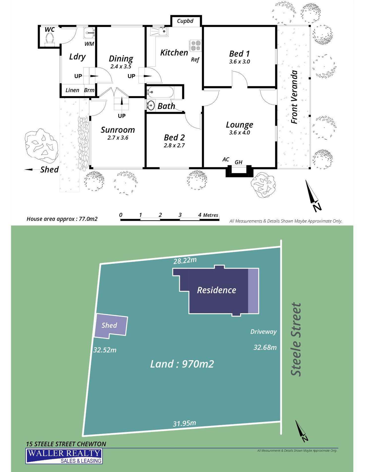 Floorplan of Homely house listing, 15 Steele Street, Chewton VIC 3451