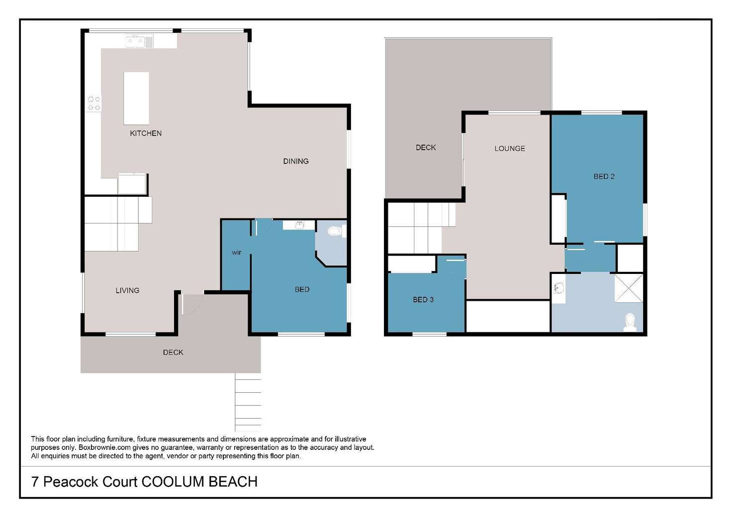 Floorplan of Homely house listing, 7 Peacock Court, Coolum Beach QLD 4573