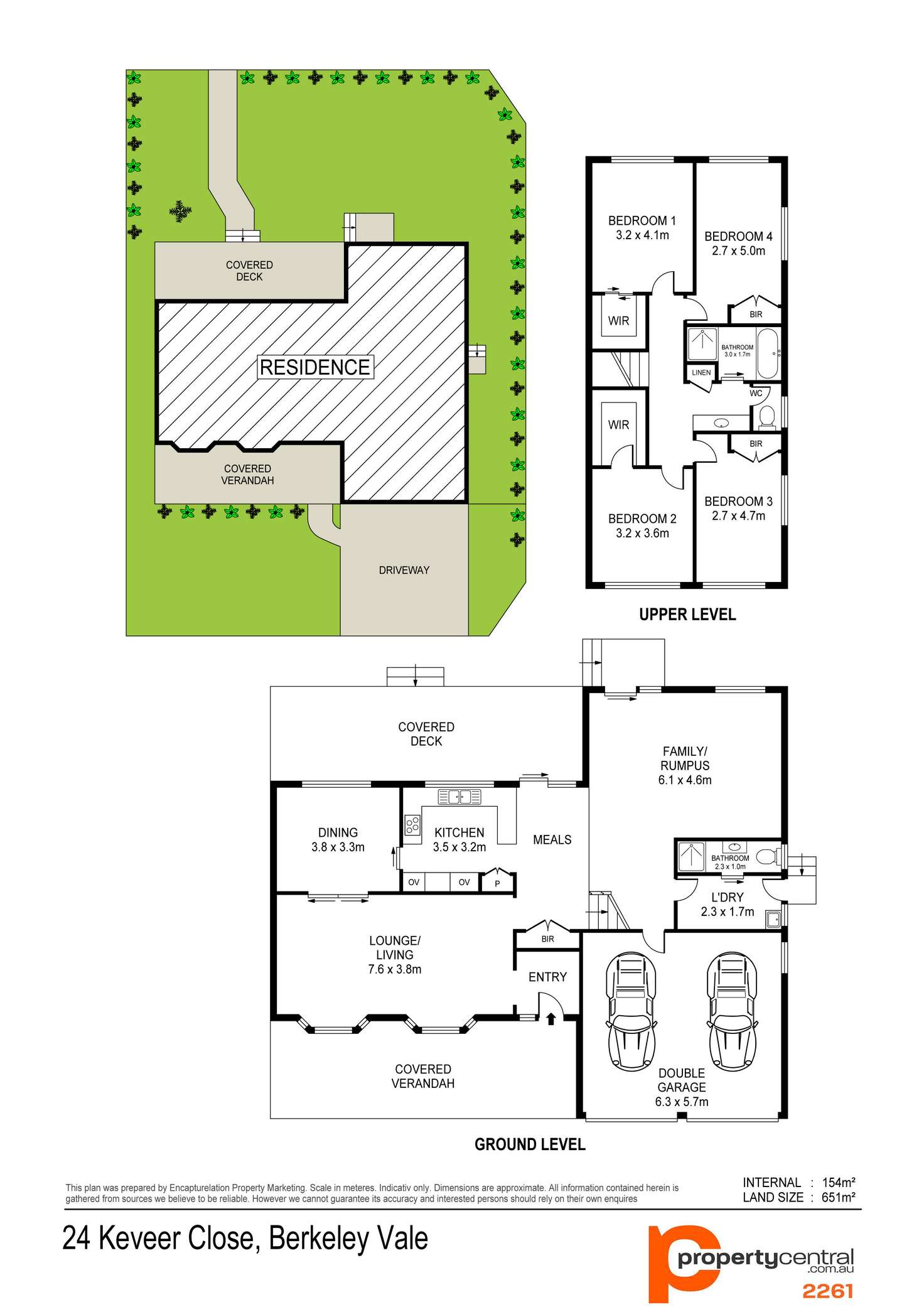 Floorplan of Homely house listing, 24 Keveer Close, Berkeley Vale NSW 2261