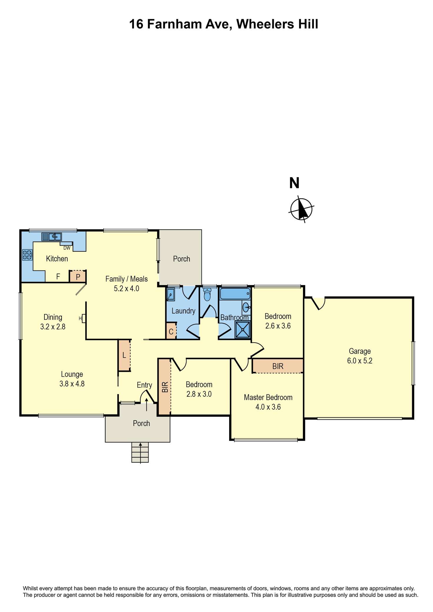 Floorplan of Homely house listing, 16 Farnham Avenue, Wheelers Hill VIC 3150