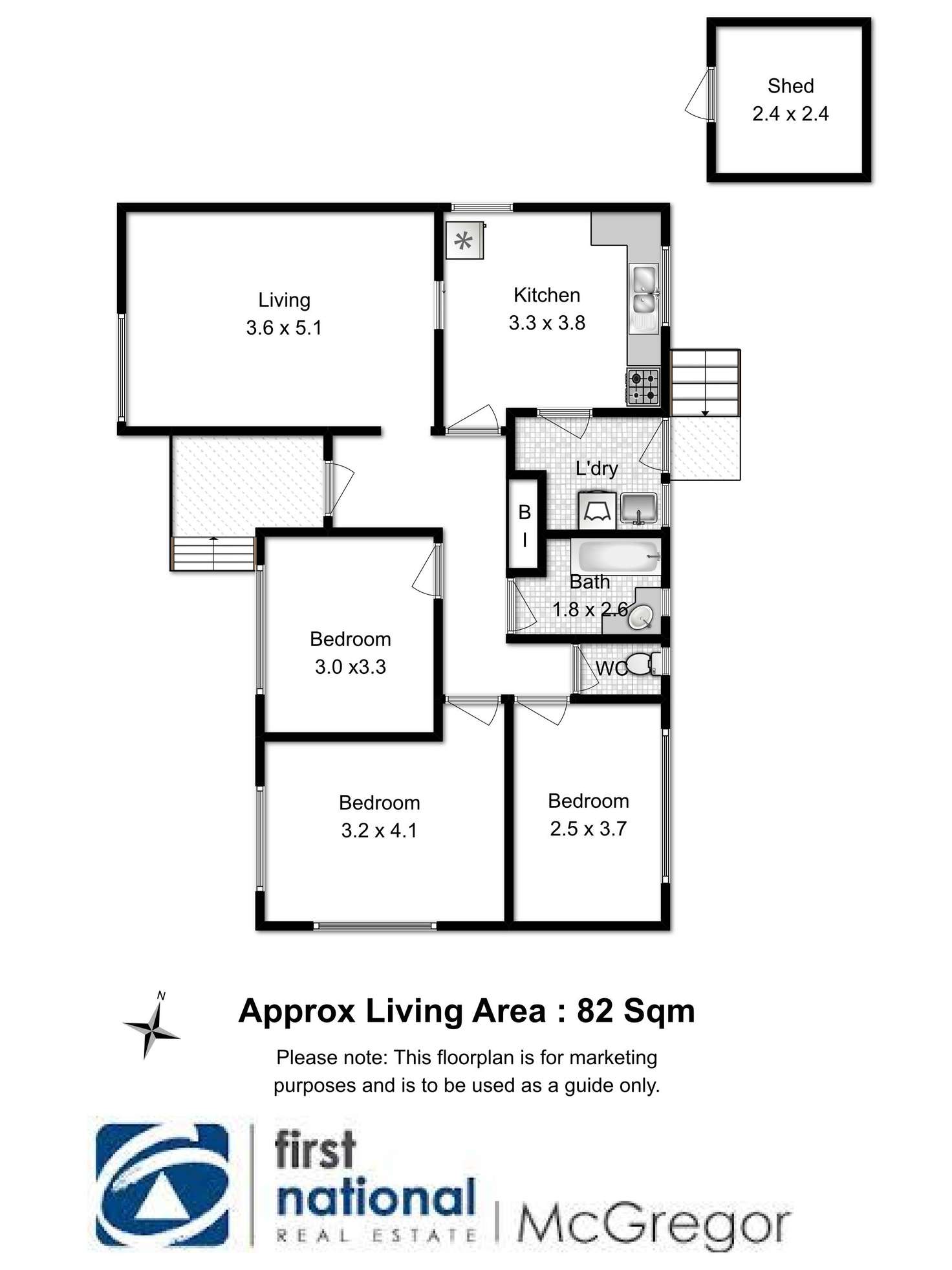 Floorplan of Homely house listing, 12 Launde Avenue, Clarendon Vale TAS 7019