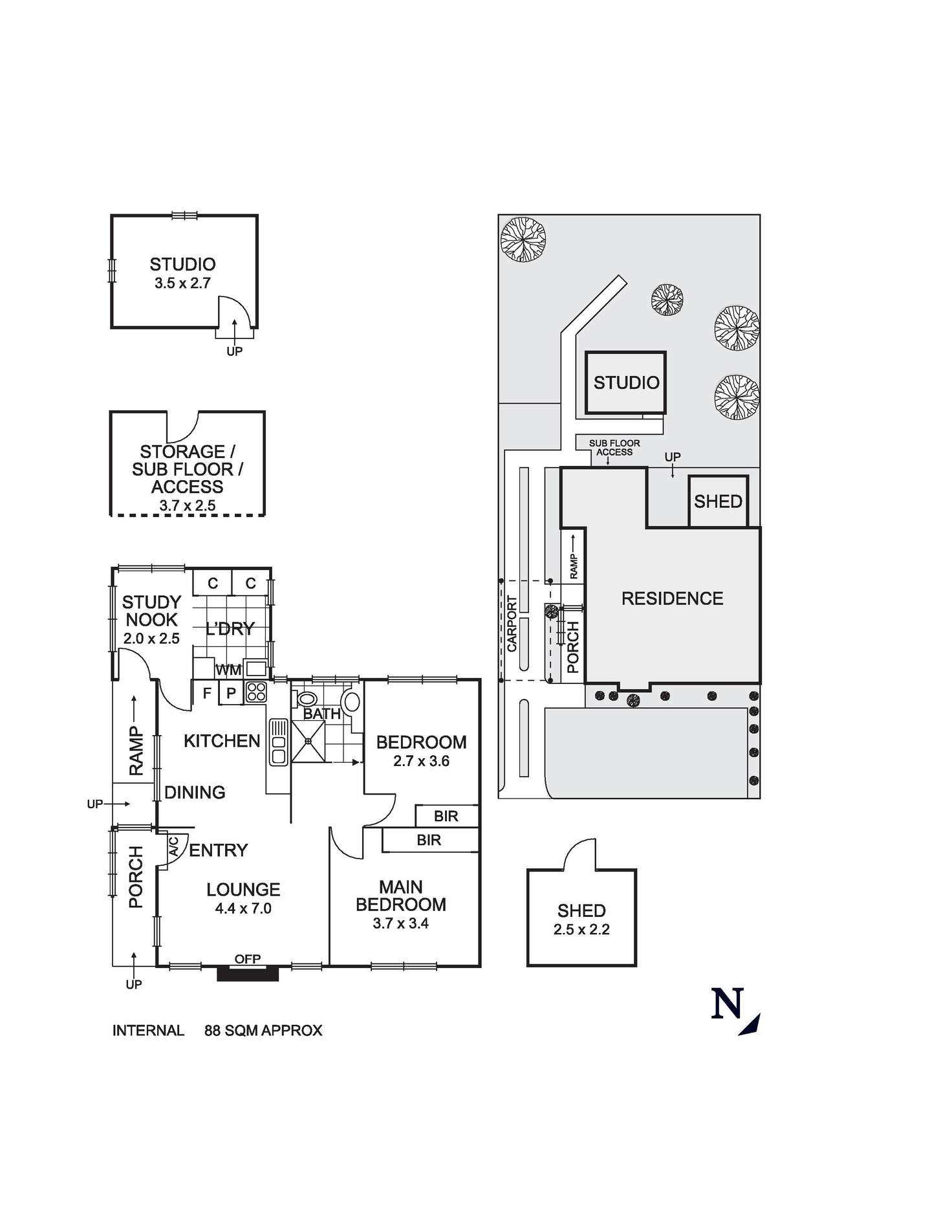 Floorplan of Homely house listing, 15 Whitton Parade, Coburg North VIC 3058