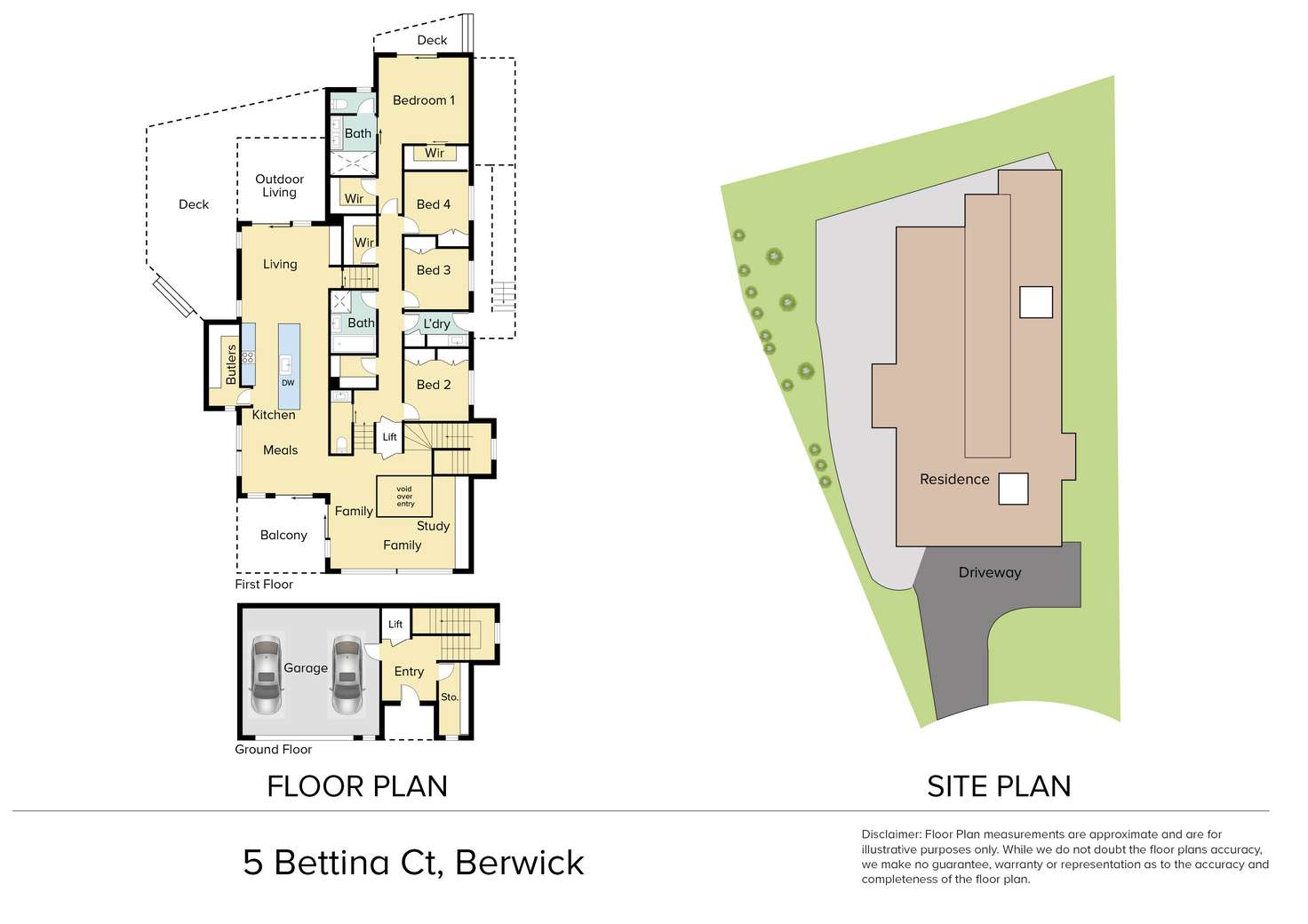 Floorplan of Homely house listing, 5 Bettina Court, Berwick VIC 3806