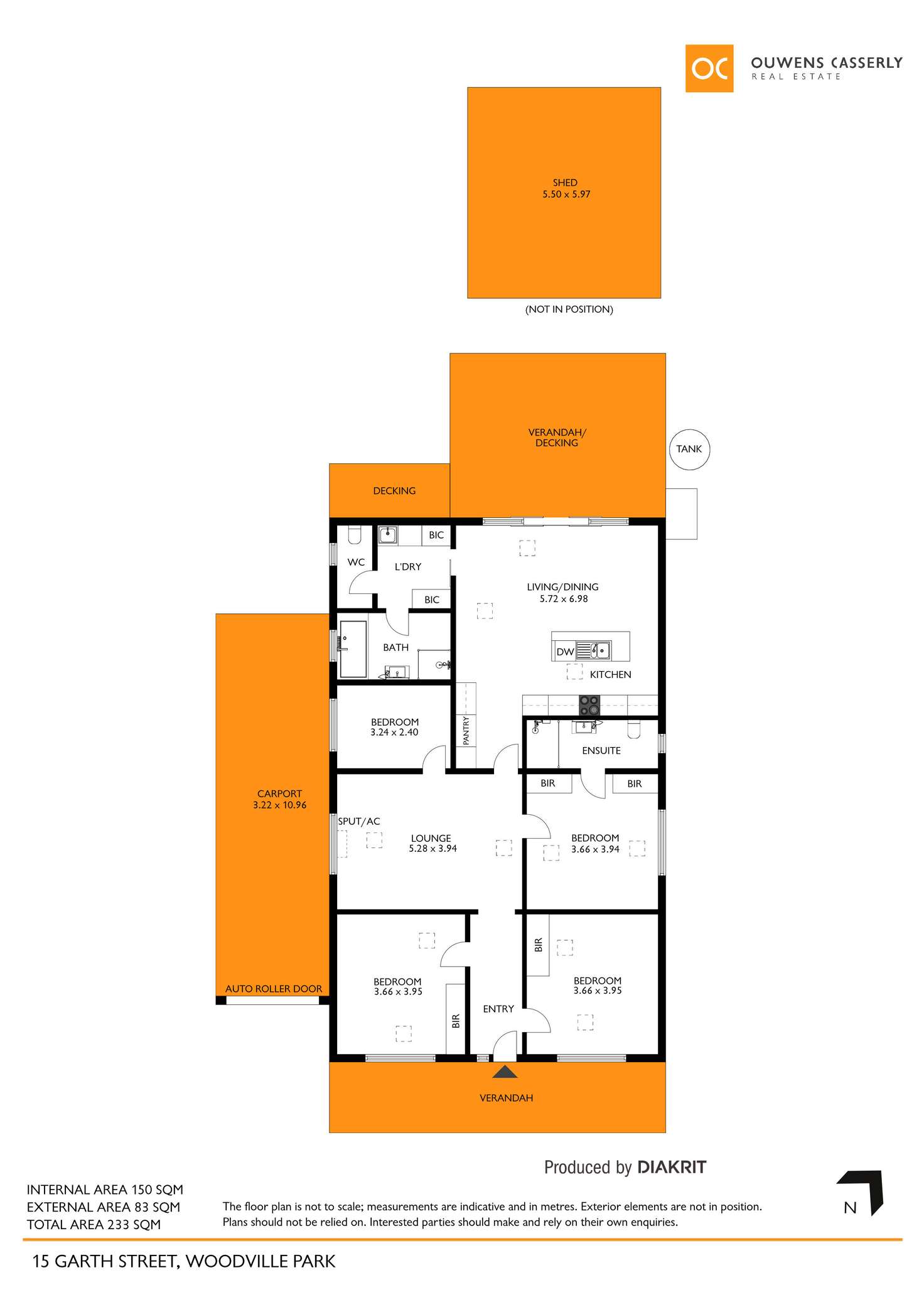 Floorplan of Homely house listing, 15 Garth Street, Woodville Park SA 5011