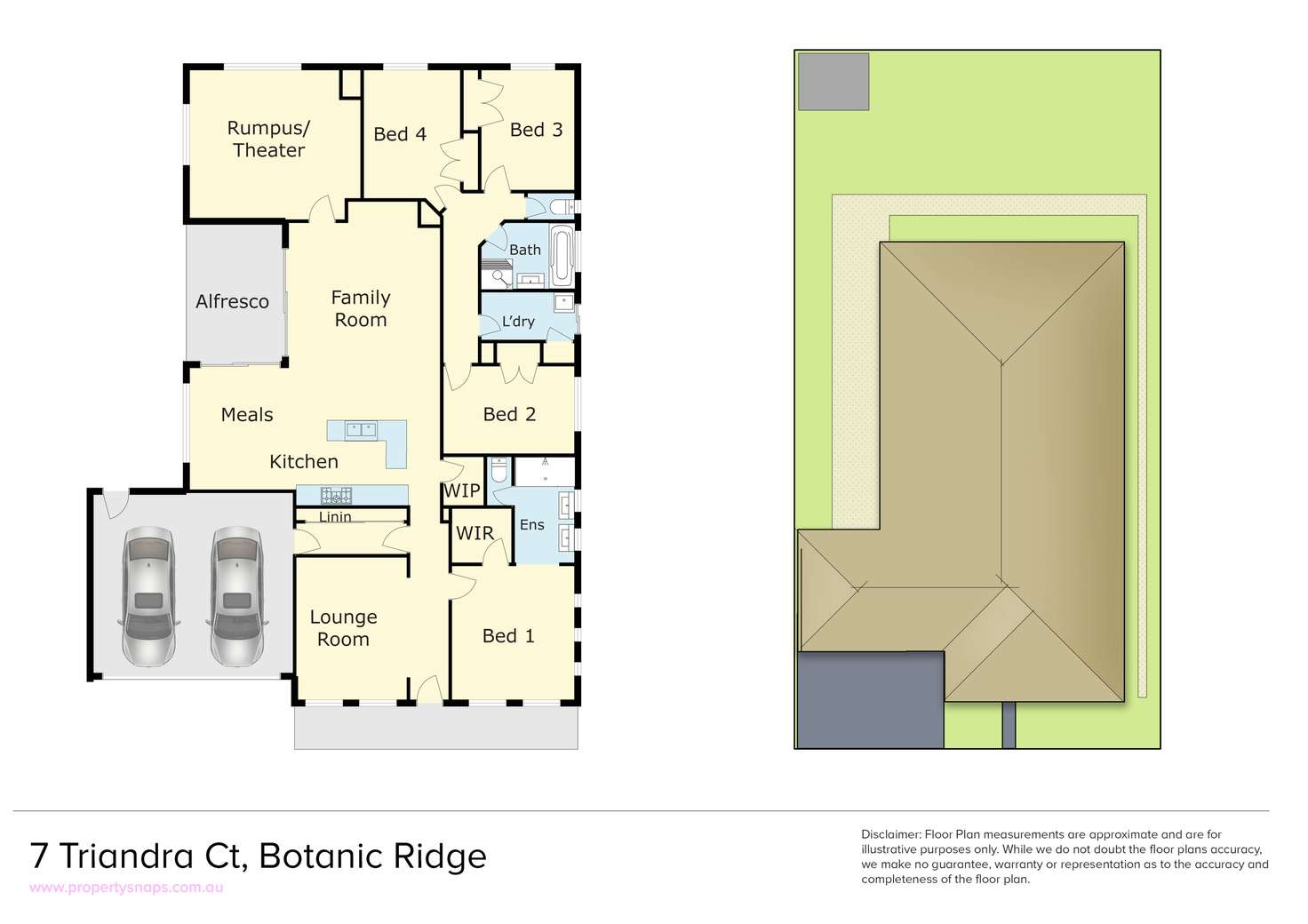 Floorplan of Homely house listing, 7 Triandra Court, Botanic Ridge VIC 3977