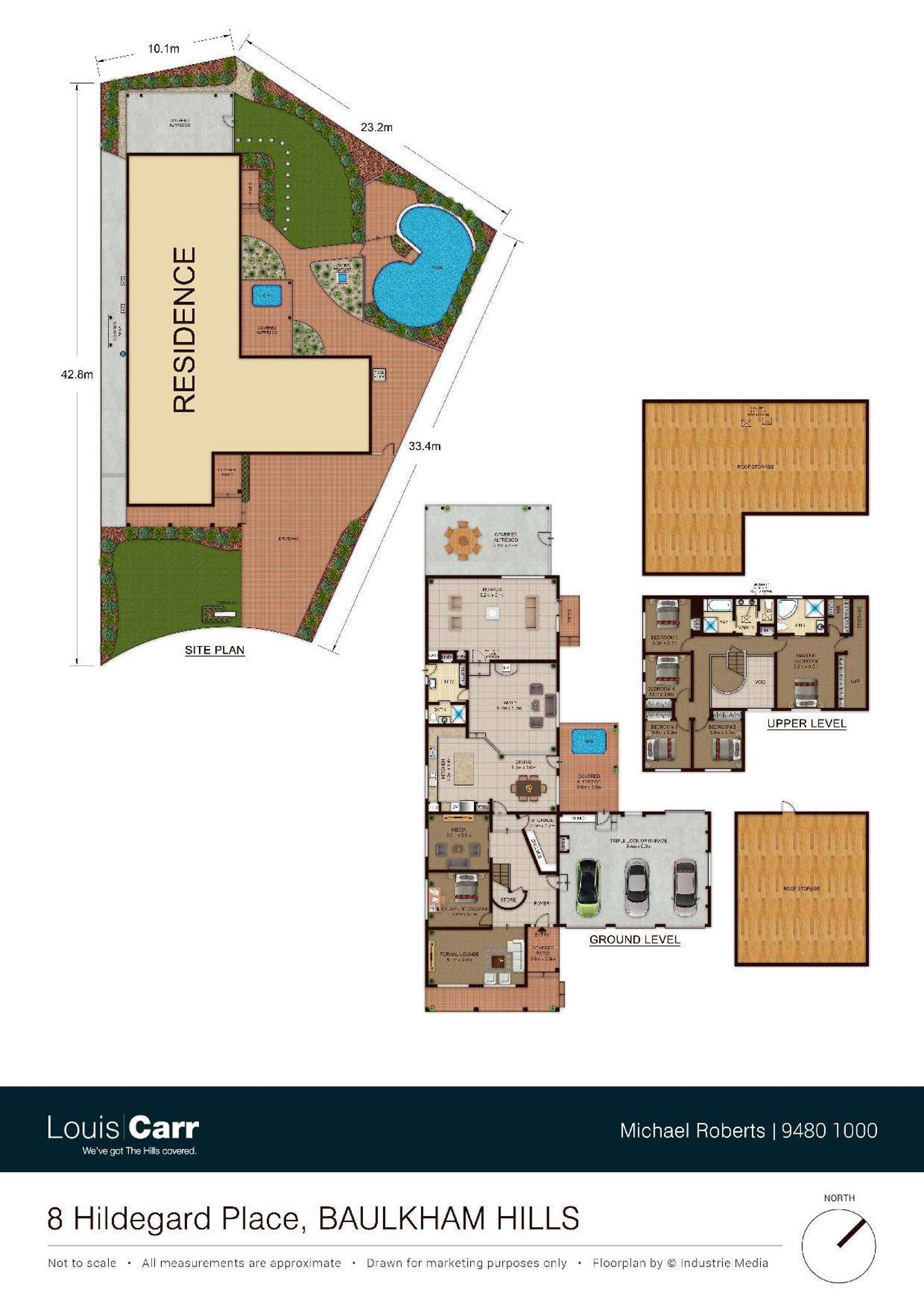 Floorplan of Homely house listing, 8 Hildegard Place, Baulkham Hills NSW 2153