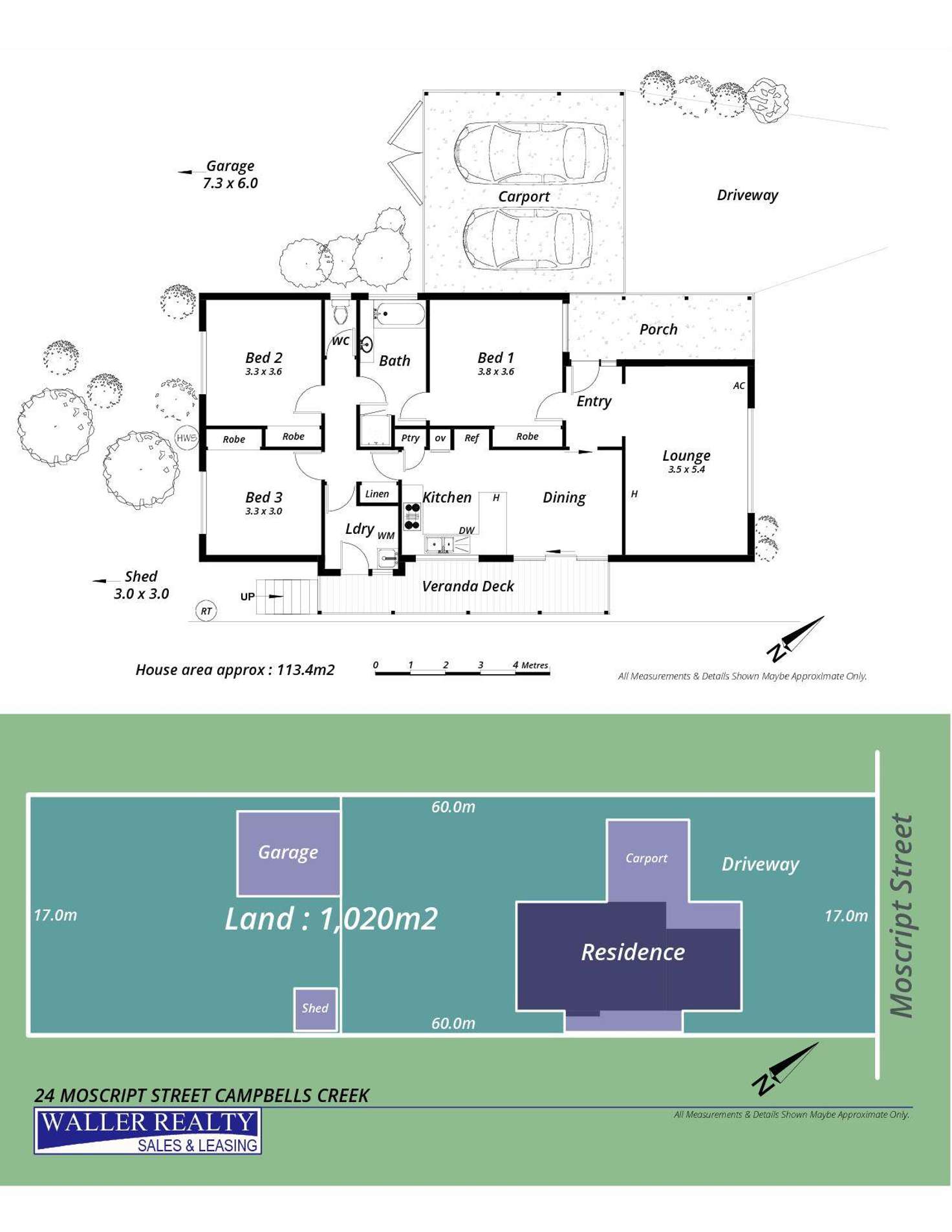 Floorplan of Homely house listing, 24 Moscript Street, Campbells Creek VIC 3451