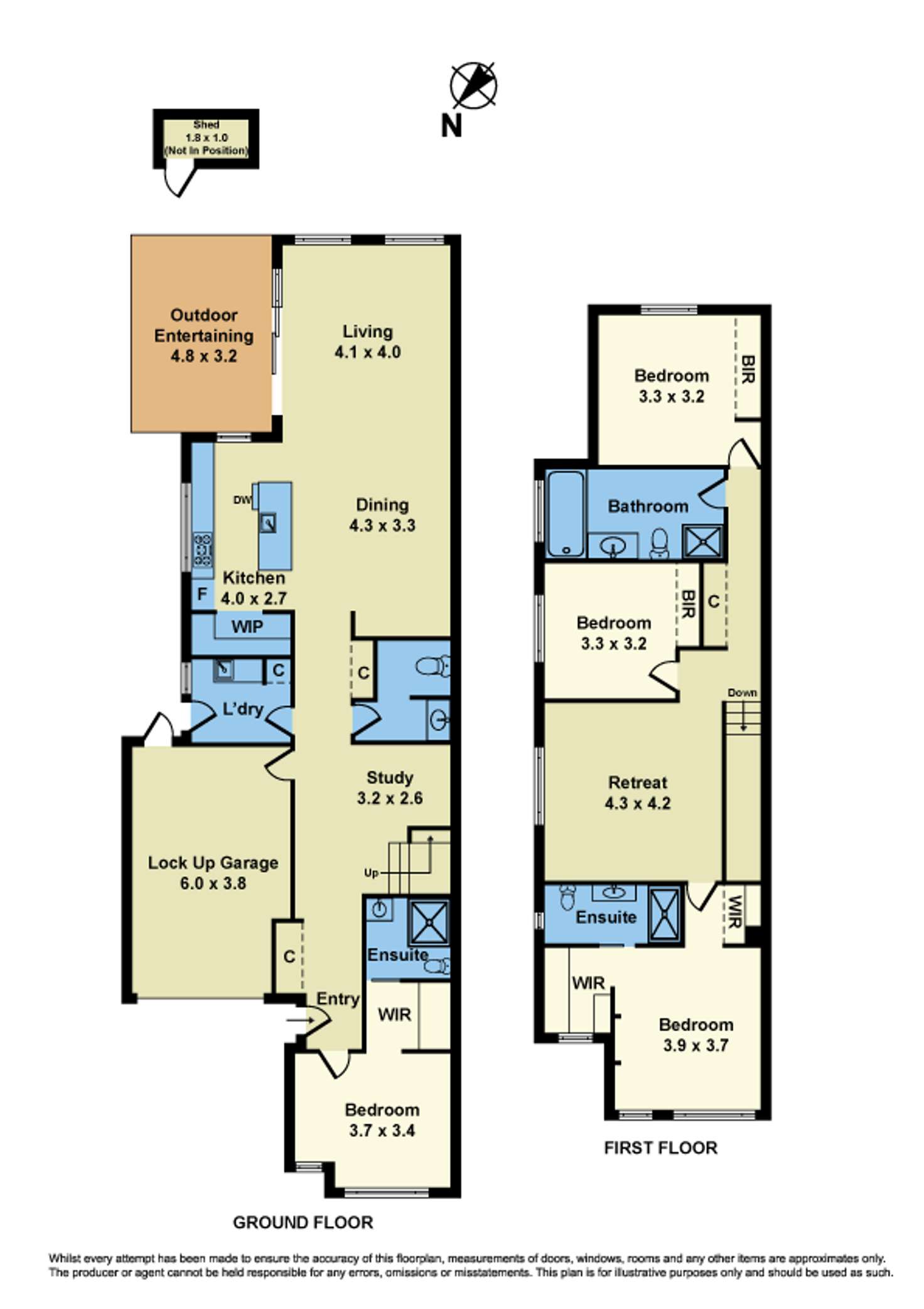 Floorplan of Homely townhouse listing, 30A Lynch Street, Sunshine VIC 3020