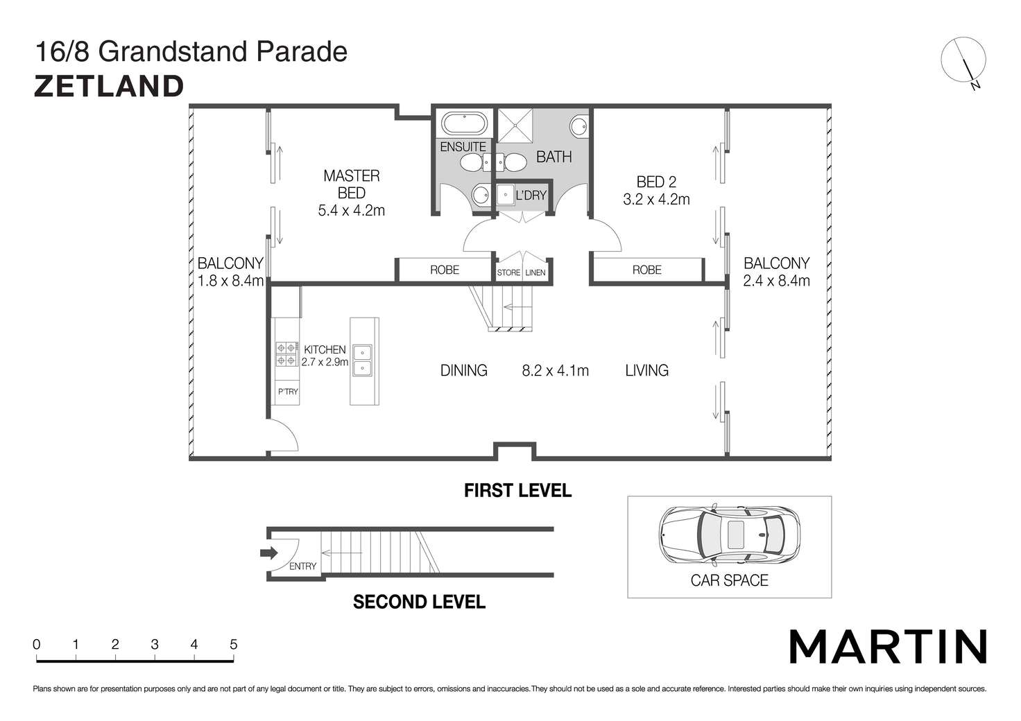 Floorplan of Homely apartment listing, 16/8 Grandstand Parade, Zetland NSW 2017
