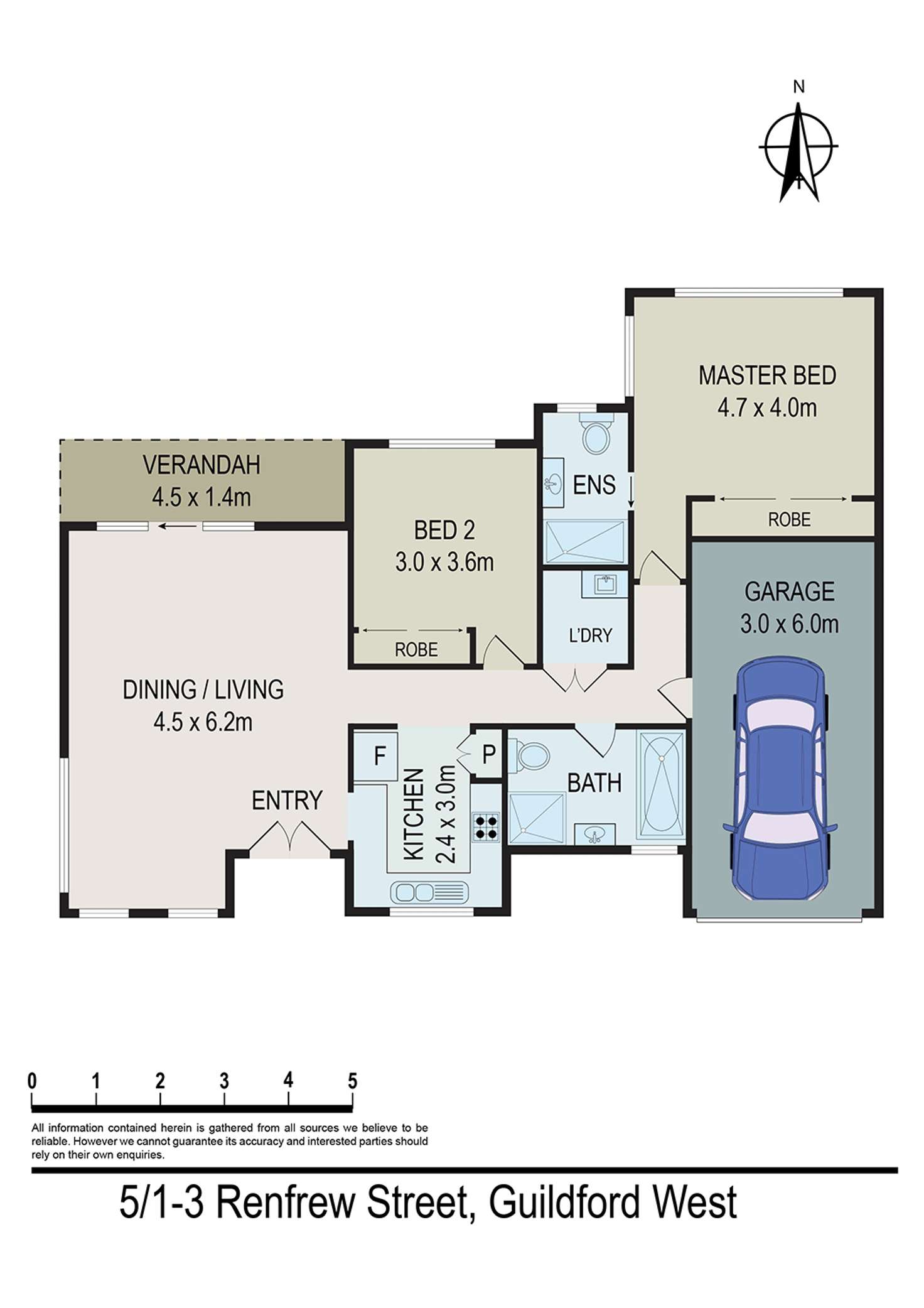 Floorplan of Homely house listing, 5/1-3 Renfrew Street, Guildford NSW 2161