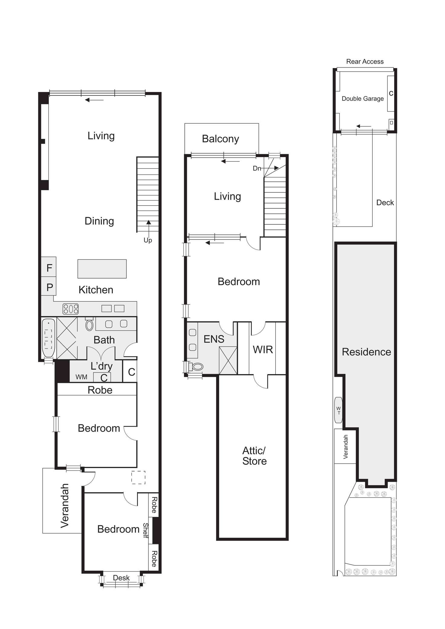Floorplan of Homely house listing, 340 Barkly Street, Elwood VIC 3184