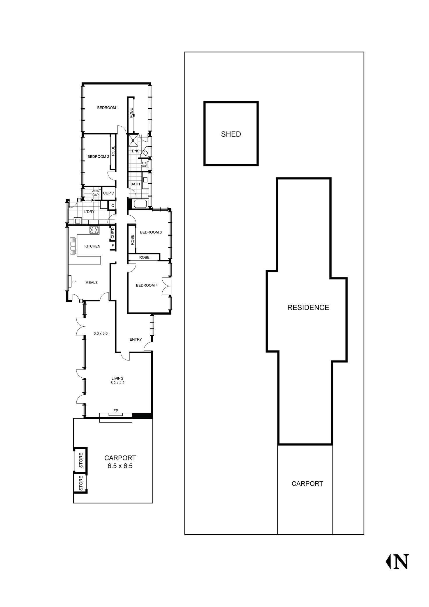 Floorplan of Homely house listing, 143 Lloyd Street, East Bendigo VIC 3550