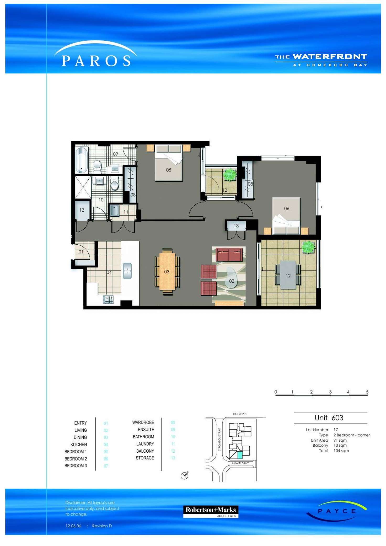 Floorplan of Homely apartment listing, 603/1 Stromboli Strait, Wentworth Point NSW 2127