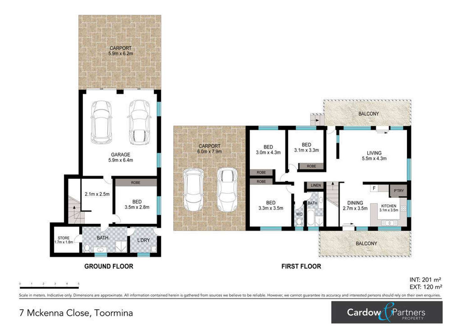 Floorplan of Homely house listing, 7 McKenna Close, Toormina NSW 2452
