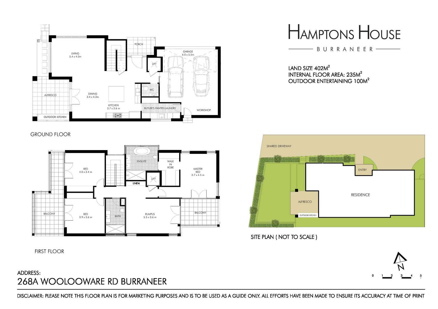 Floorplan of Homely house listing, 268a Woolooware Road, Burraneer NSW 2230