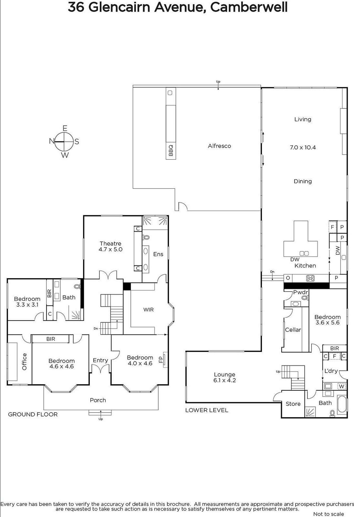 Floorplan of Homely house listing, 36 Glencairn Avenue, Camberwell VIC 3124