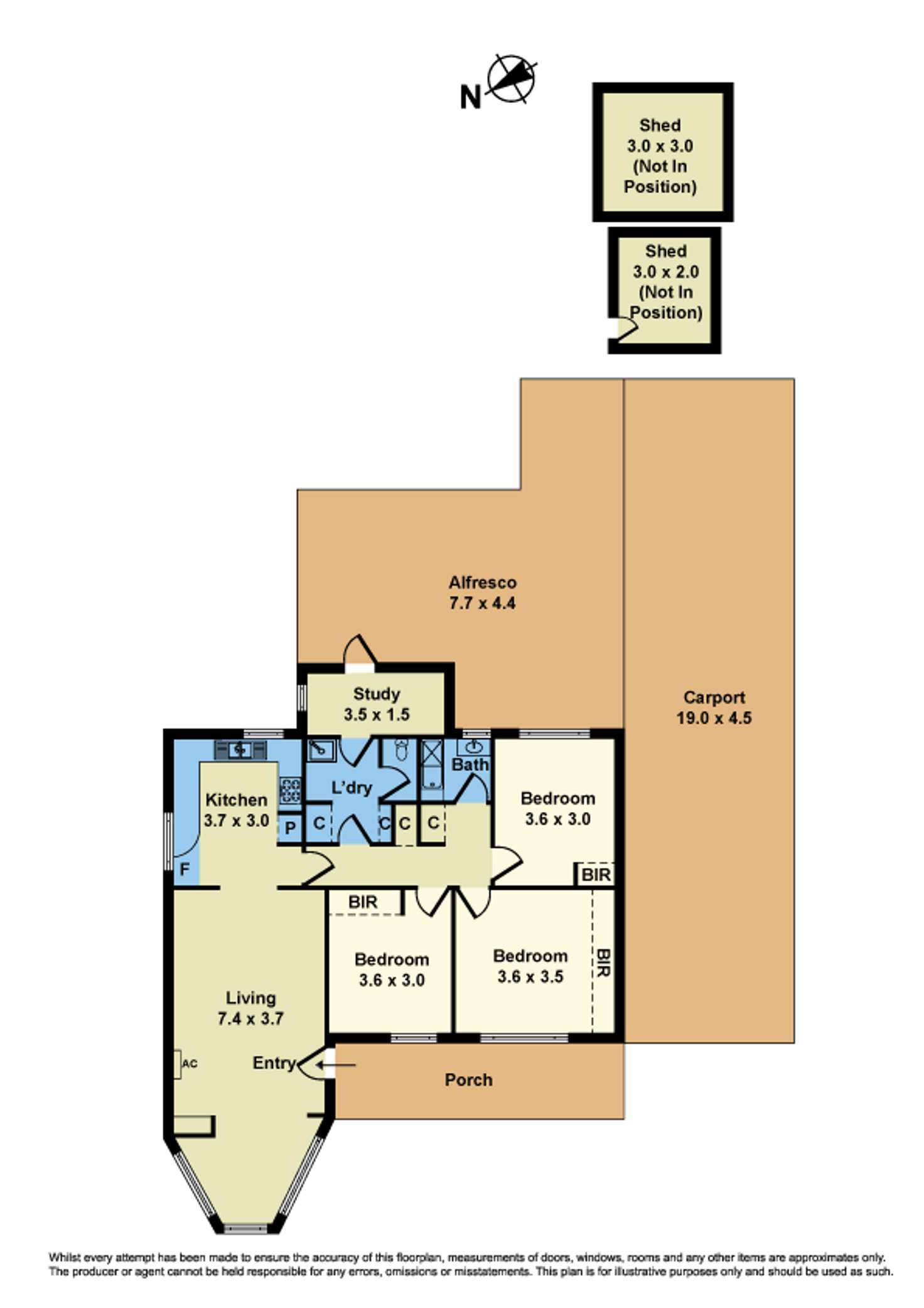Floorplan of Homely house listing, 4 Mellor Street, Sunshine VIC 3020