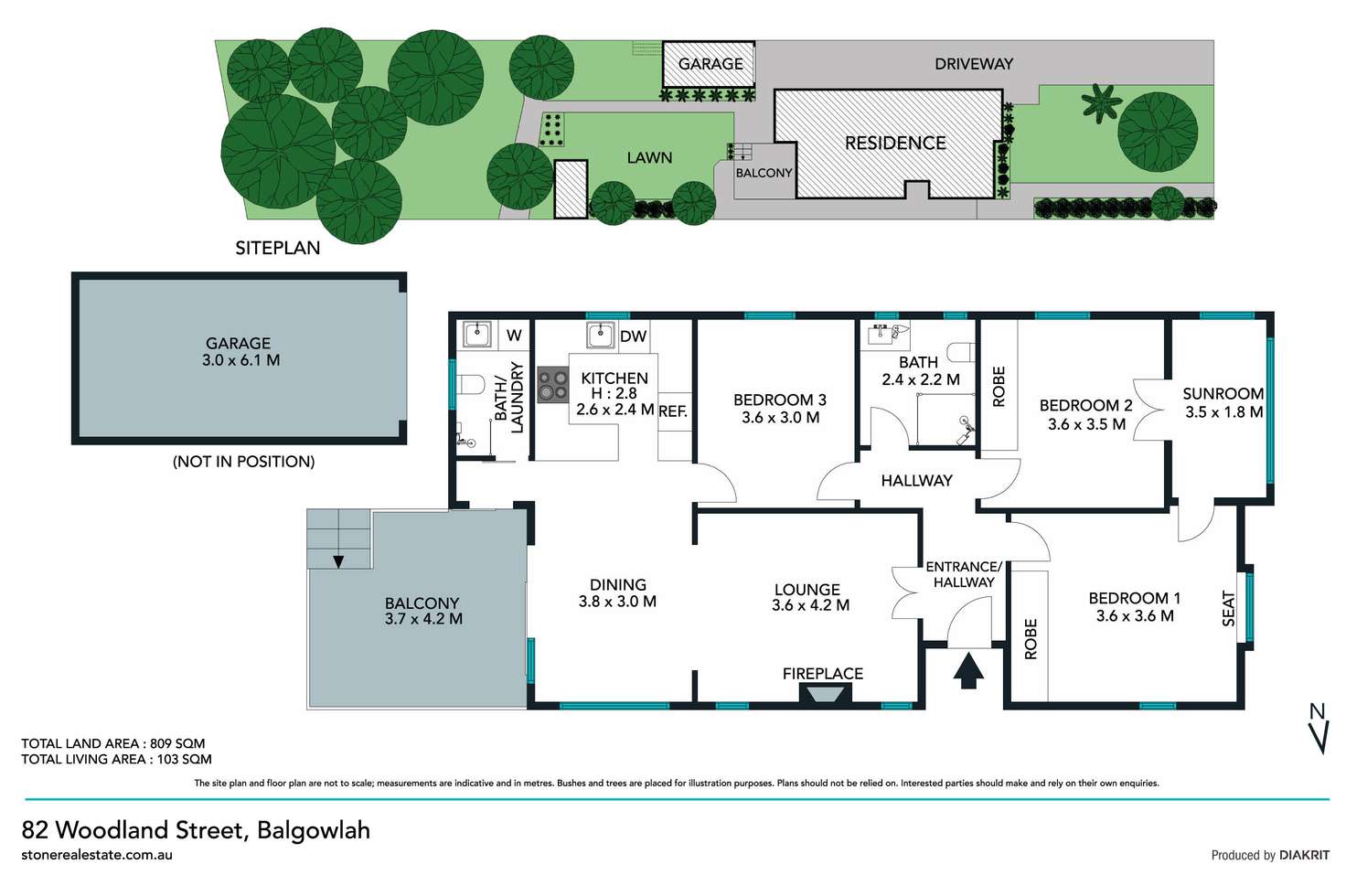 Floorplan of Homely house listing, 82 Woodland Street, Balgowlah NSW 2093
